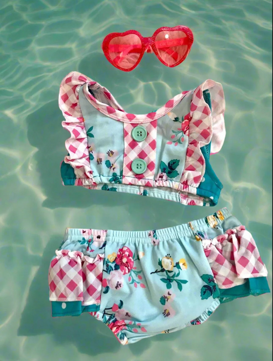 Tankini two piece swim suit