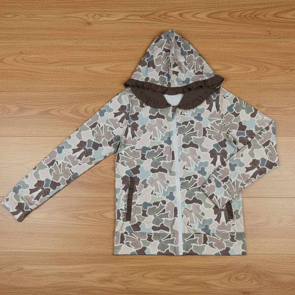 adult clothes woman camo coquette hoodie