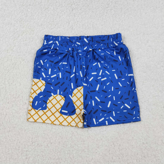 royal blue ice cream boy shorts