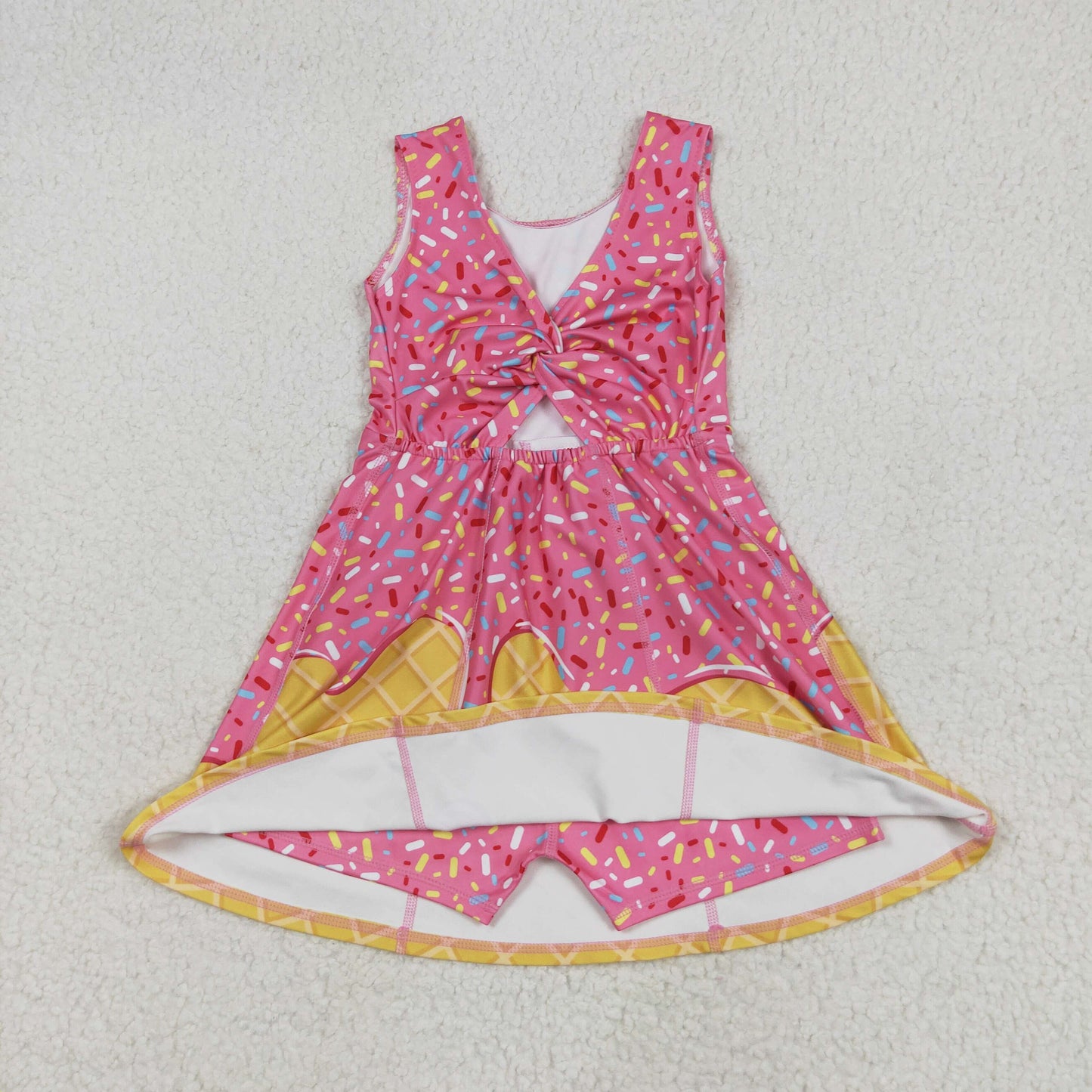 ice cream sprinkle athletic dress
