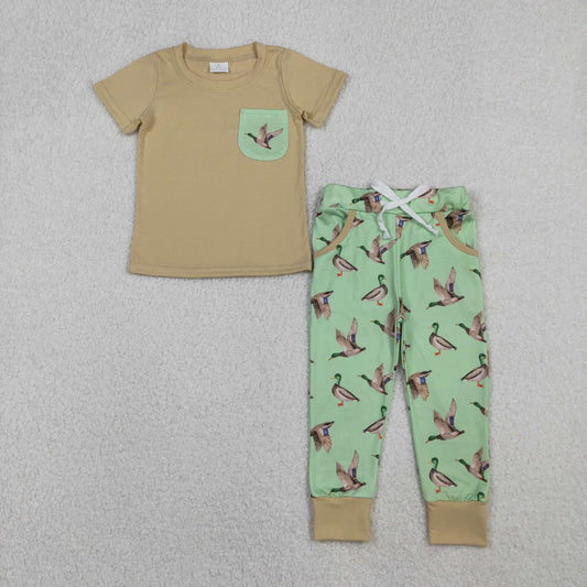 pocket tee mallard jogger set boys clothes