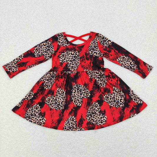 leopard heart print cross dress for valentine's day