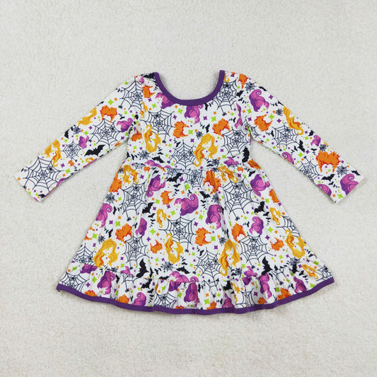 purple halloween hocus pocus twirl dress