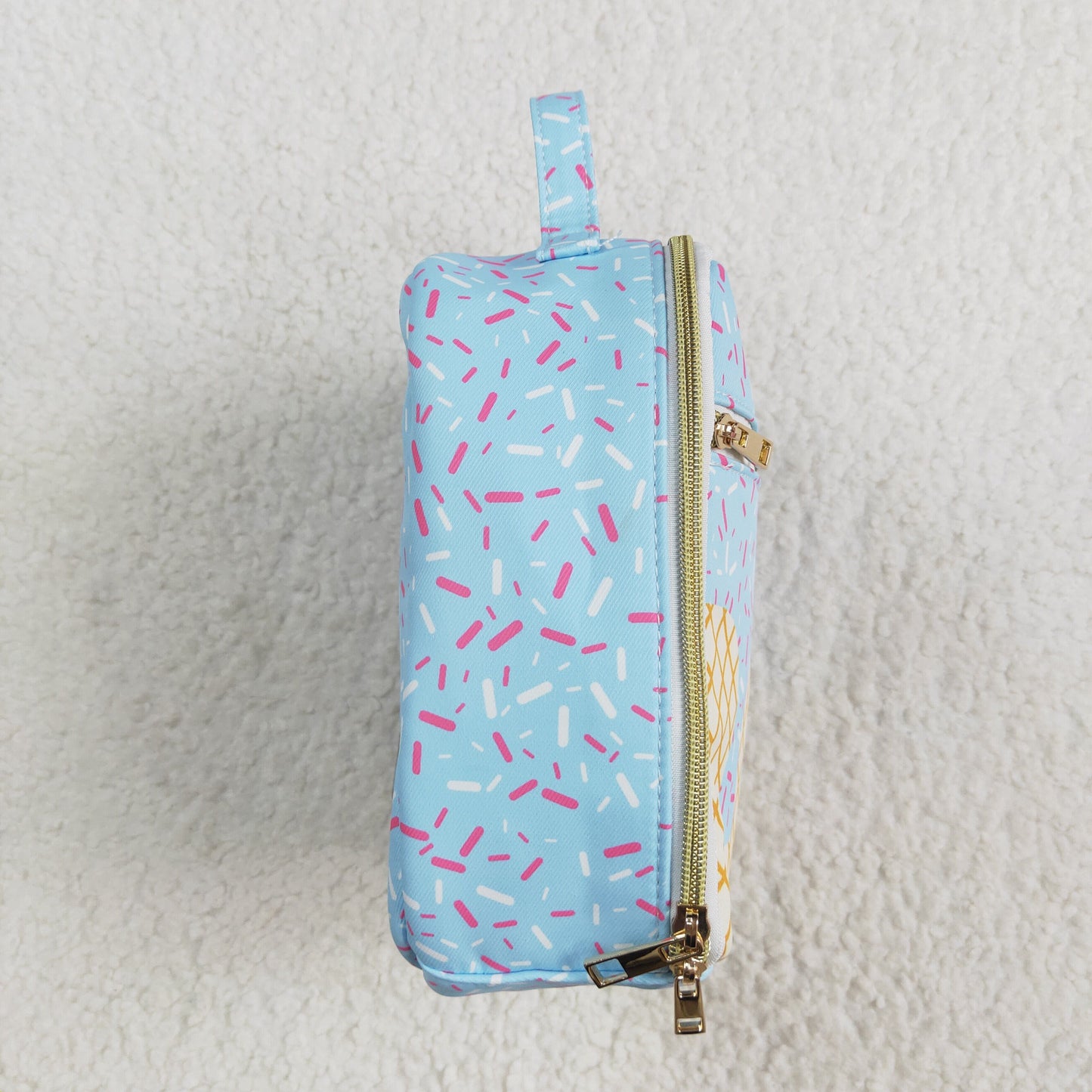 blue ice cream lunch box