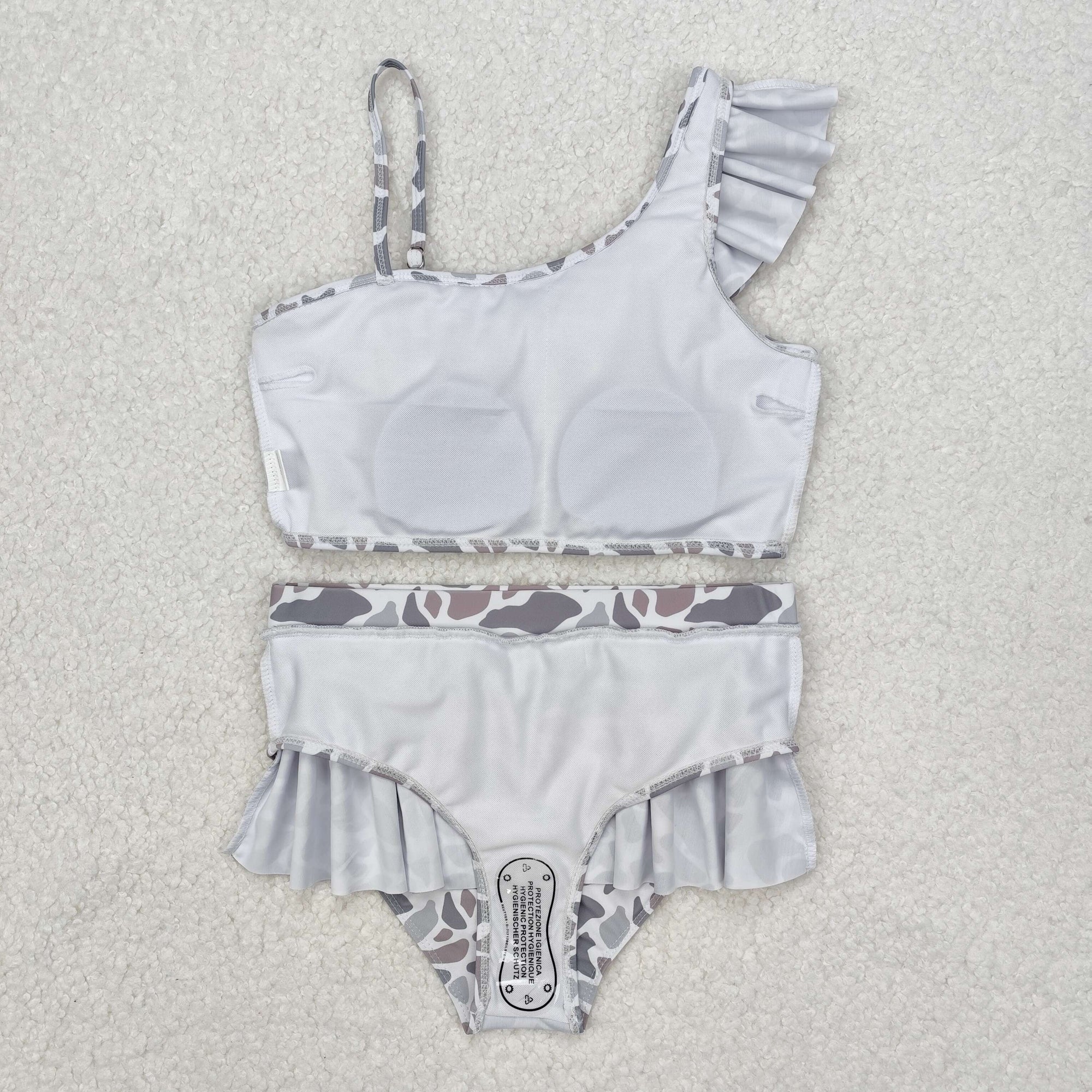 2pcs girl camo swimsuit