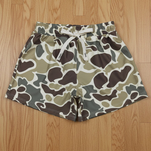 baby boy camo trunk kids swimsuit
