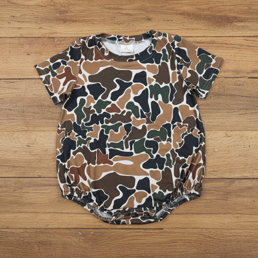 short sleeve camo bubble