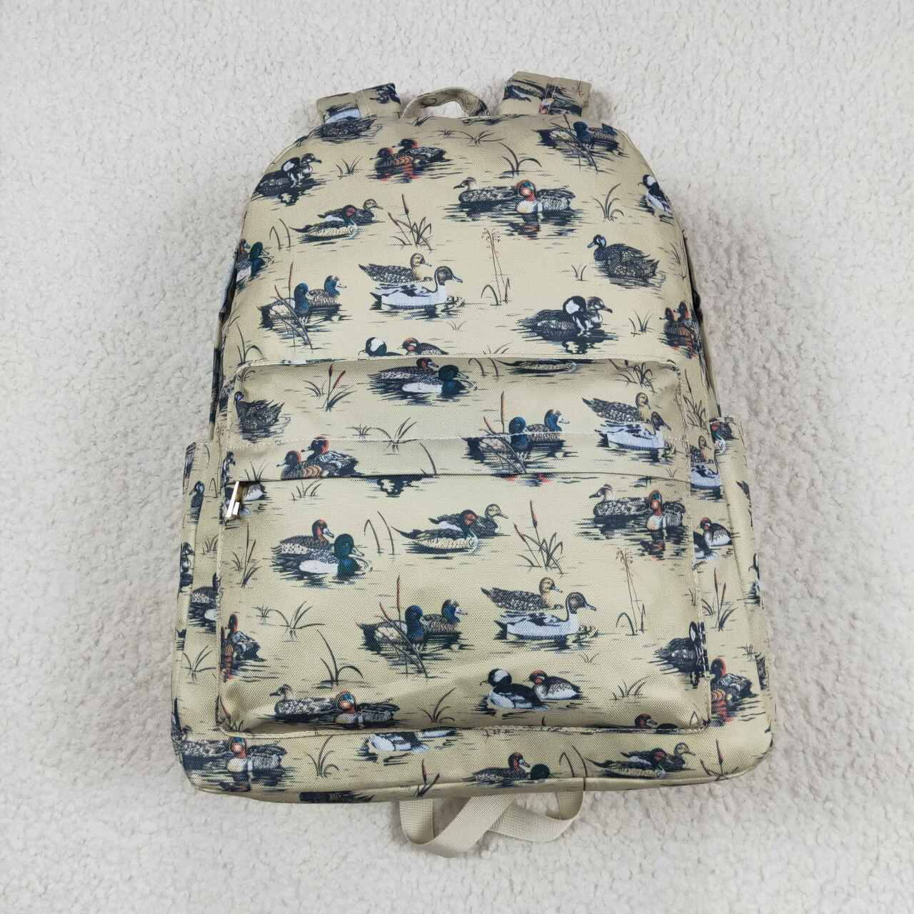 duck print bag children backpack