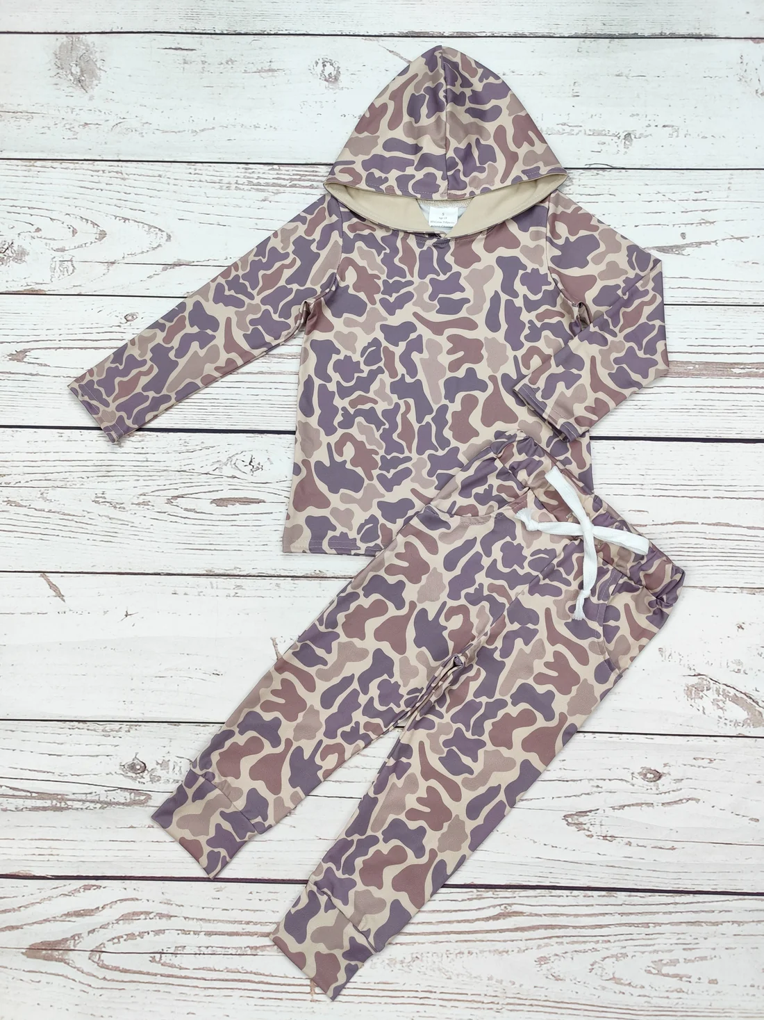 camo hoodie outfit kids clothing