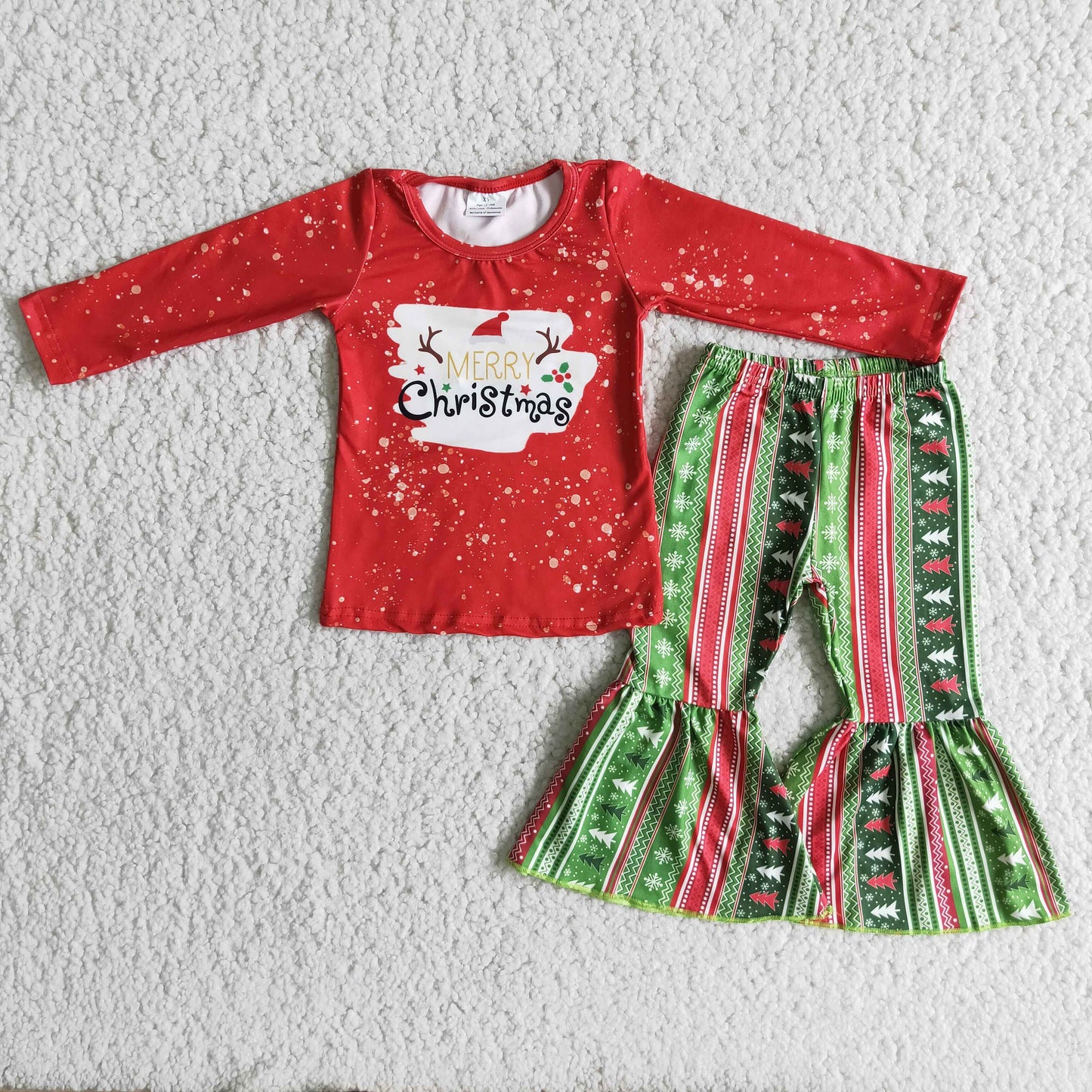 little girl Christmas deer outfit