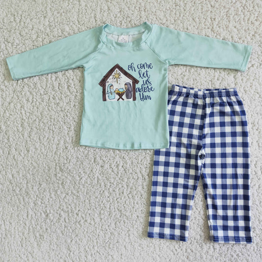 boys clothing nativity outfit straight pants set