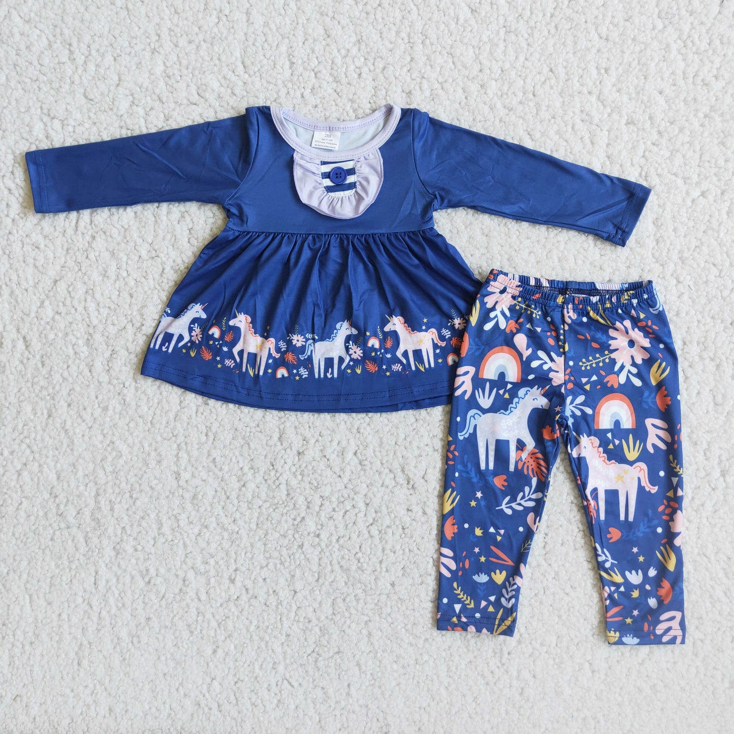 girl unicorn legging set