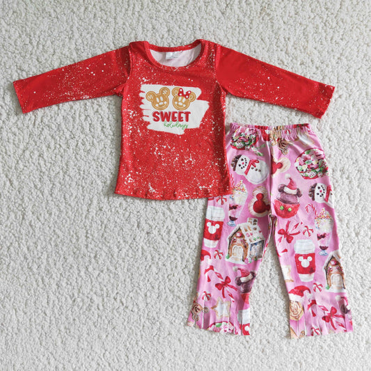 sweet holiday little girl Christmas outfit