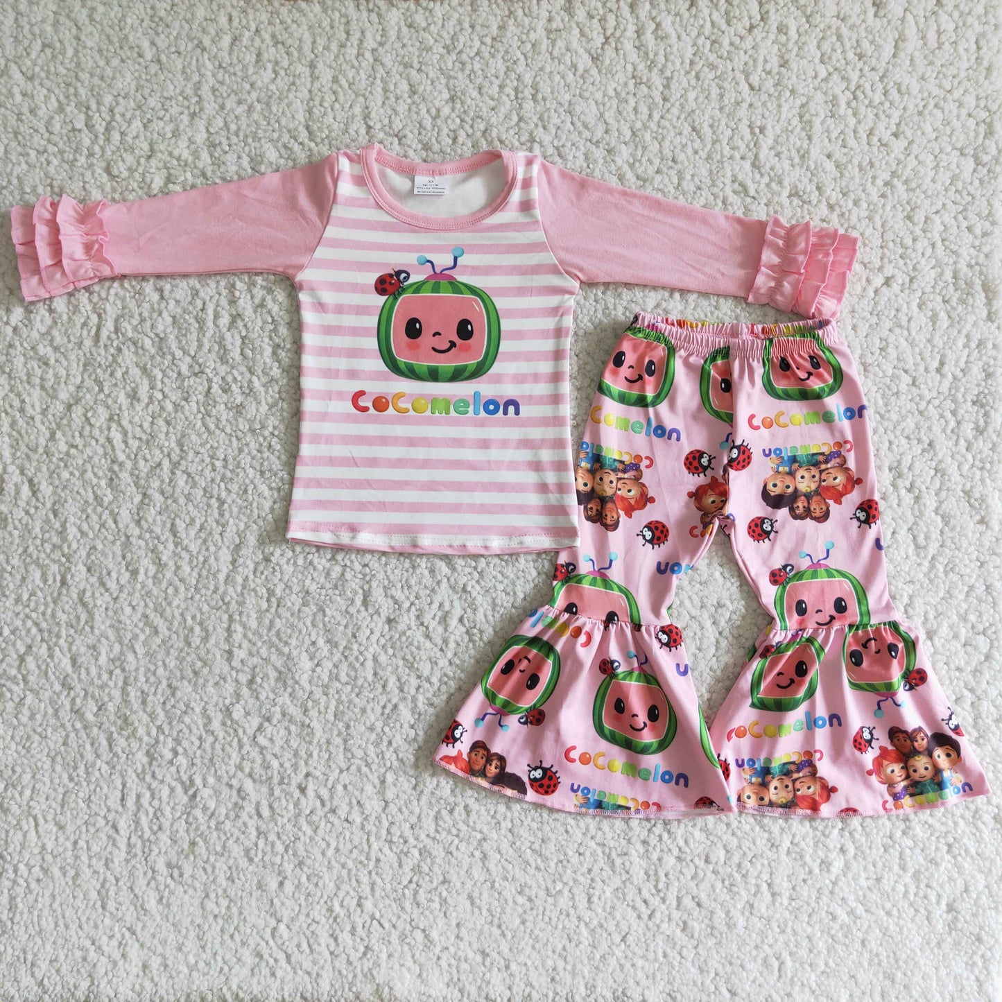 cartoon Leopard Bells Outfit