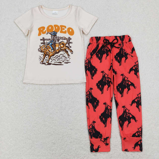 Boy rodeo t-shirt jogger outfit