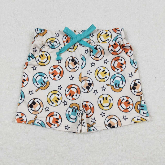 smiley guy pocket shorts baby boy clothing