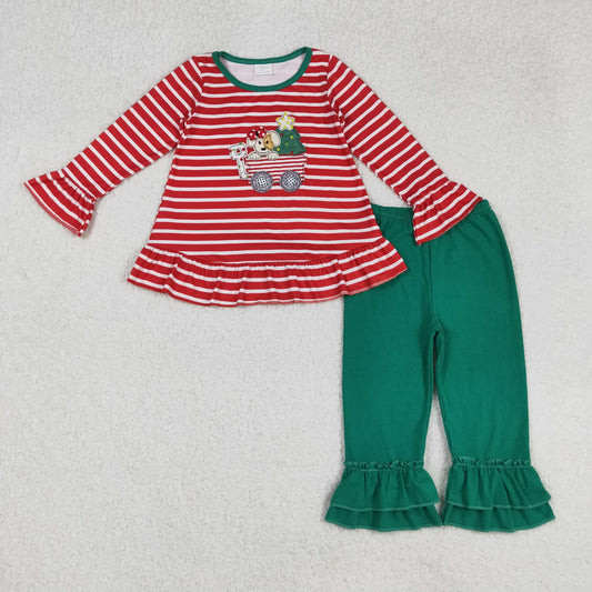 Christmas target embroidery pants set