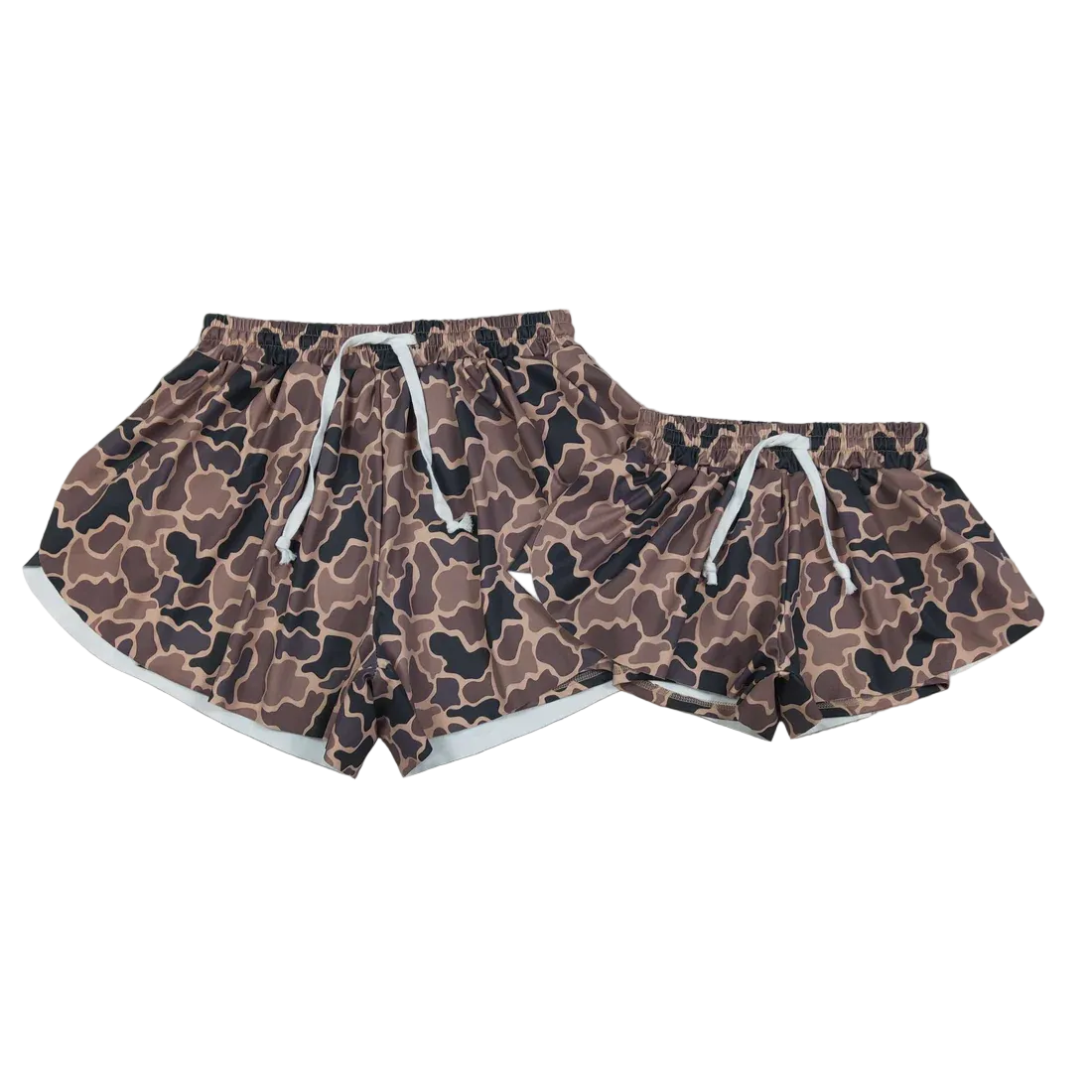 camo yoga mama and me shorts