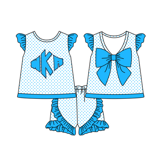 Custom order team girl shorts set WKA