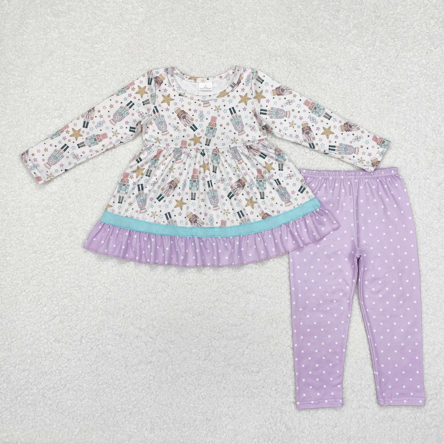 nutcracker legging set girl christmas outfit