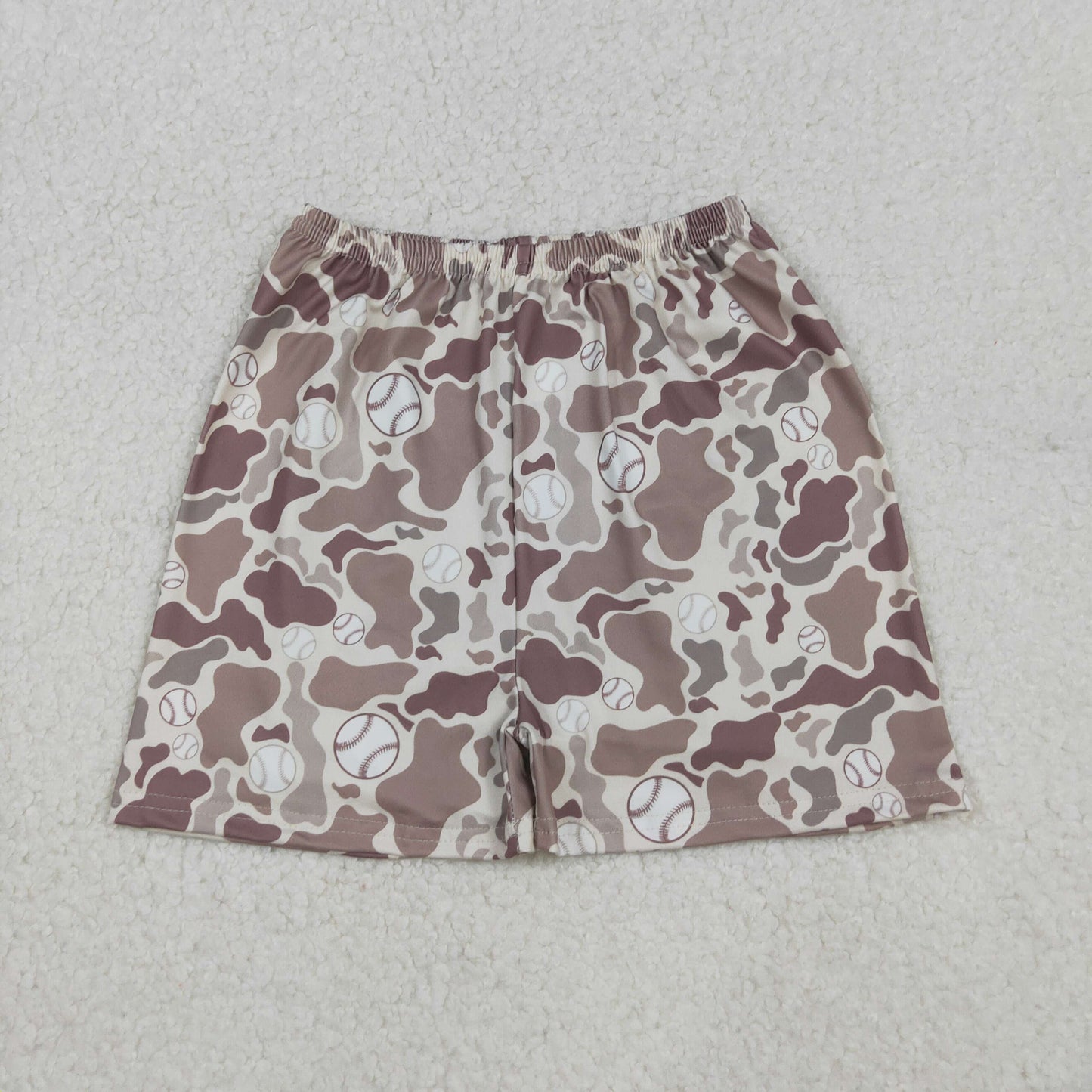 baby boy baseball camo shorts