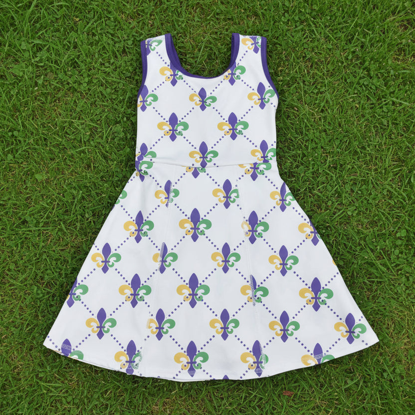 mardi gras saint athletic dress