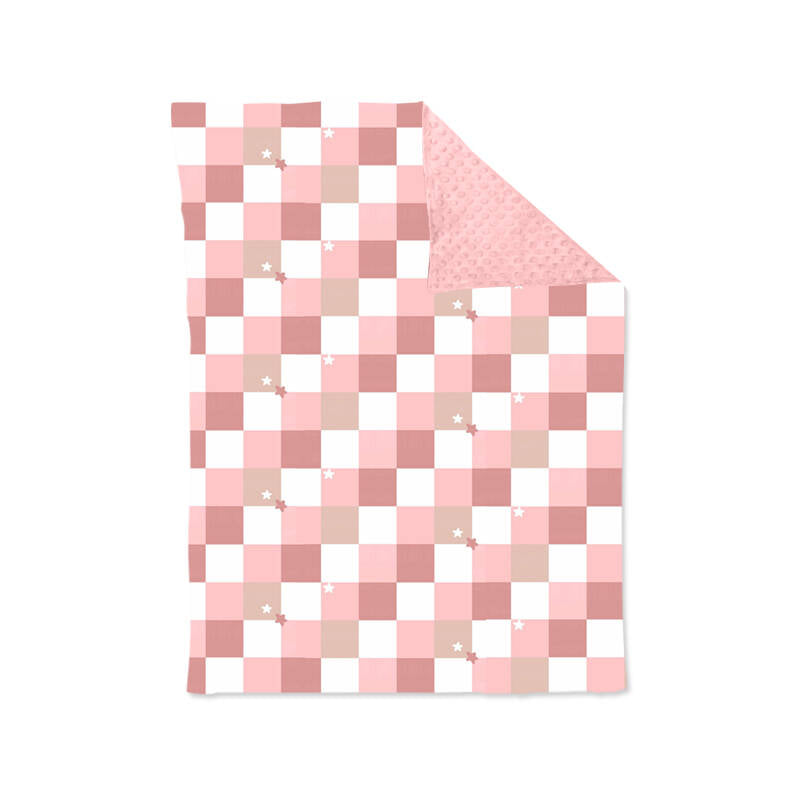 Split-CLOSE 16th Nov checkered baby blanket