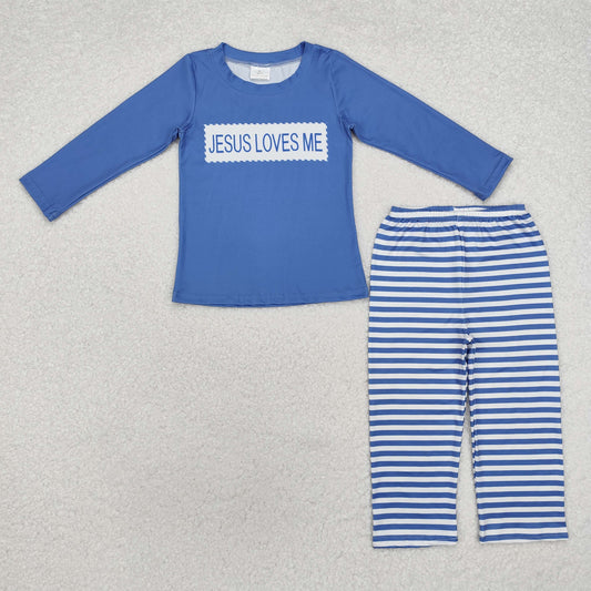 jesus loves me pants set boys clothes