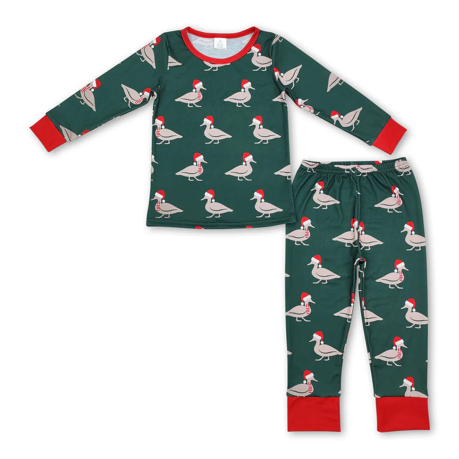 Santa Duck Christmas Family Pajama