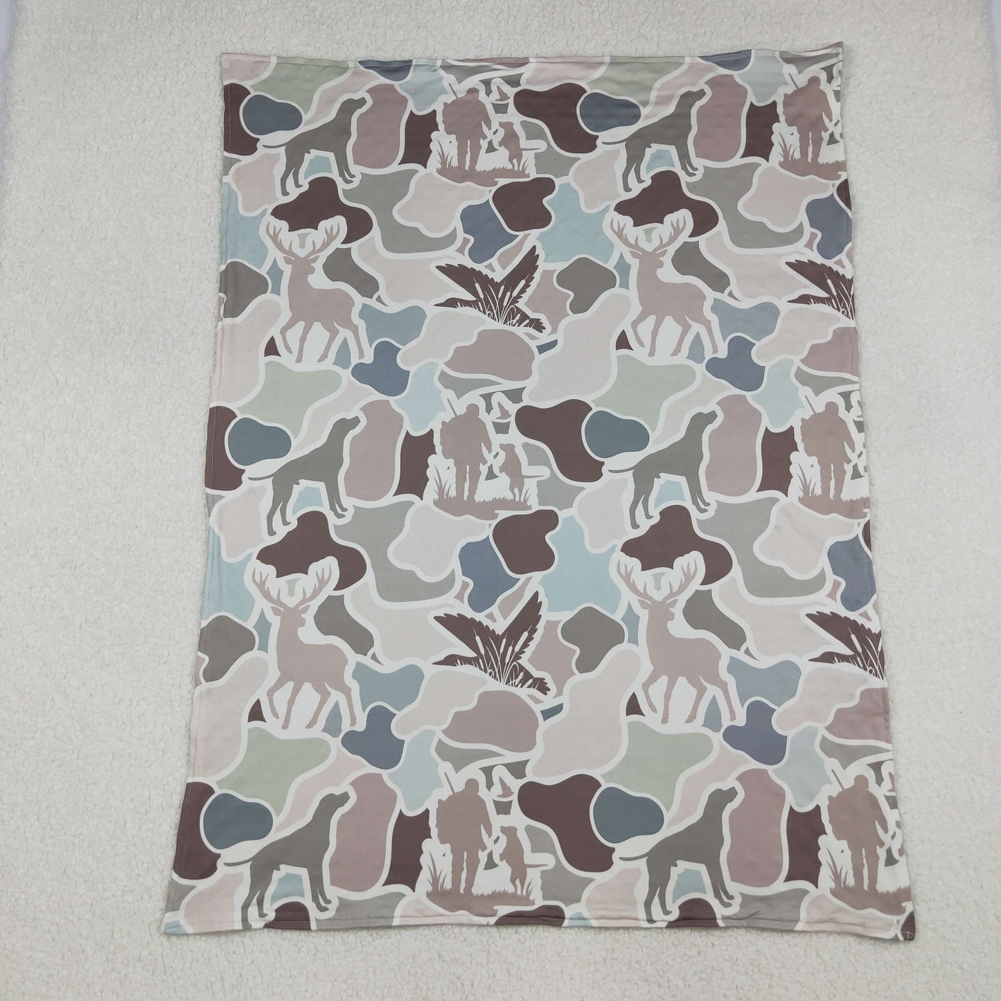 camo hunting print baby blanket