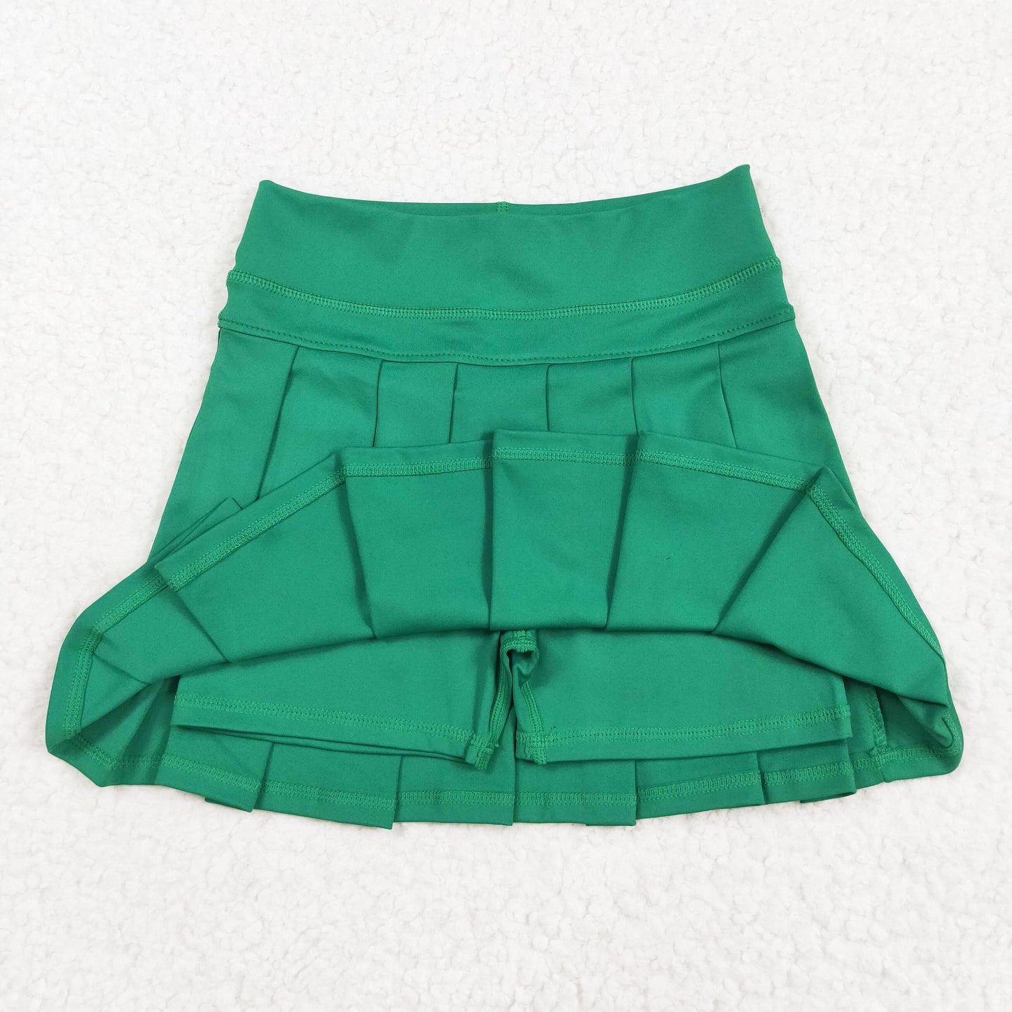 Girl Pleated Cheer Skirts Cheerleader Skirt Green