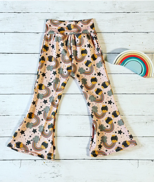 MOQ 5 TAT 6-8 weeks Rainbow Bell Bottoms