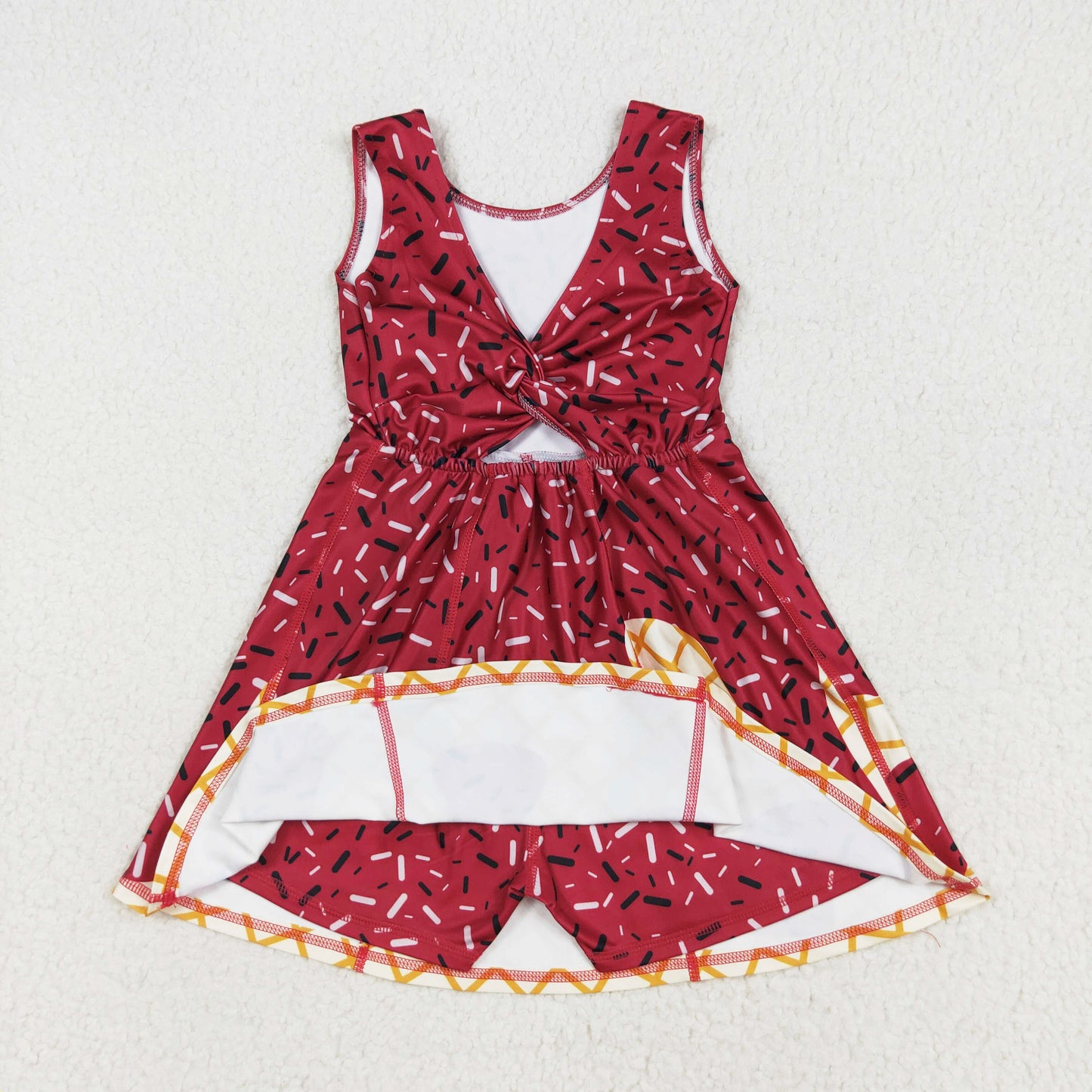 ice cream sprinkle athletic dress