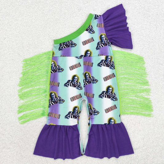 beetlejuice fringe romper halloween baby clothes