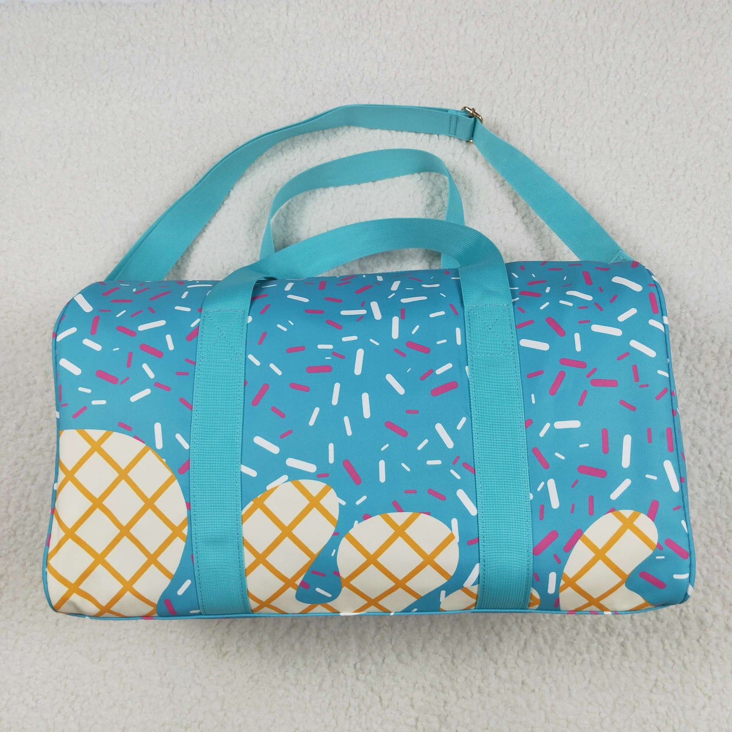 ice-cream sprinkle duffel & gym bags