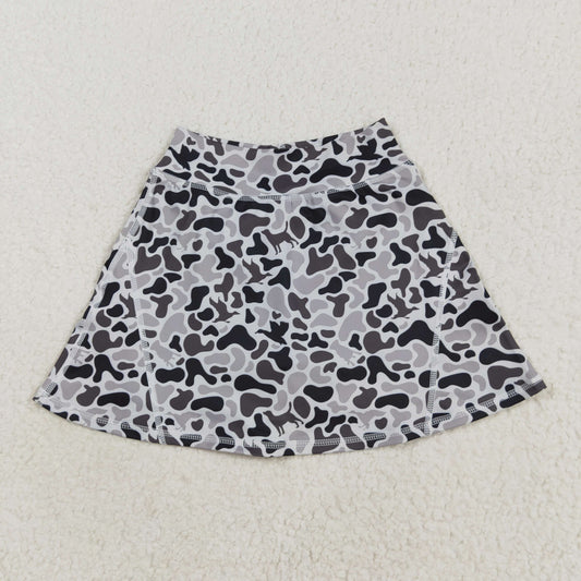 baby girl hunting camo athletic skort