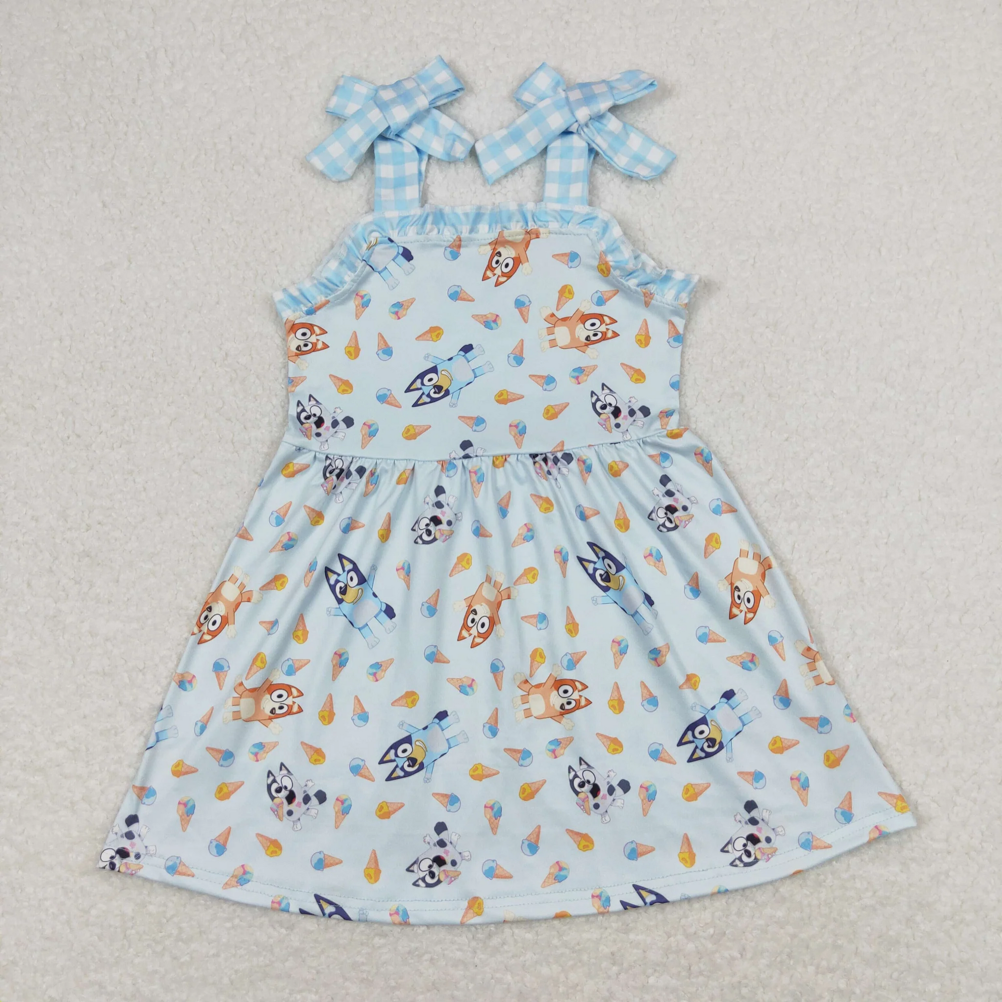 GSD0866 USA Warehouse Strap Blu*y Dress