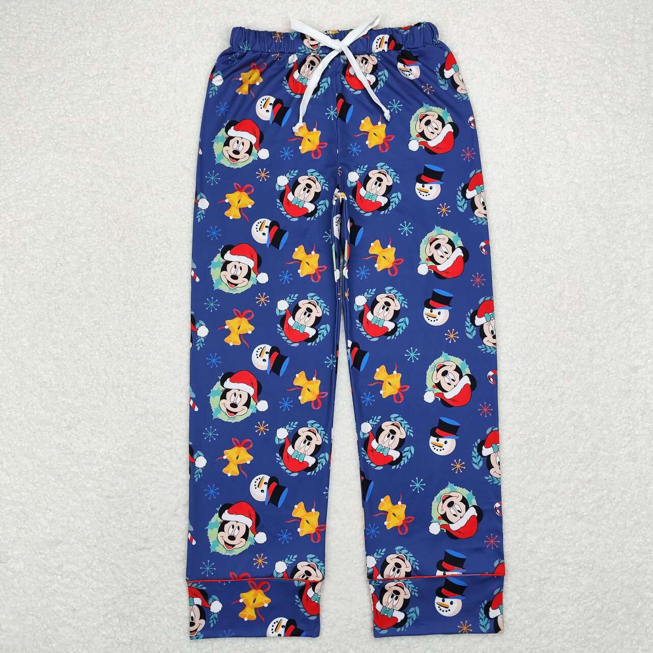 adult clothes woman Christmas mouse straight pants