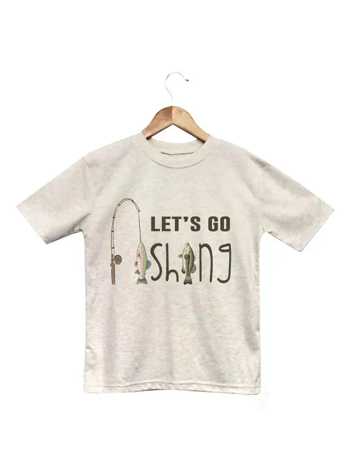 MOQ 5 TAT 6-8 weeks “Let’s Go Fishing” tee