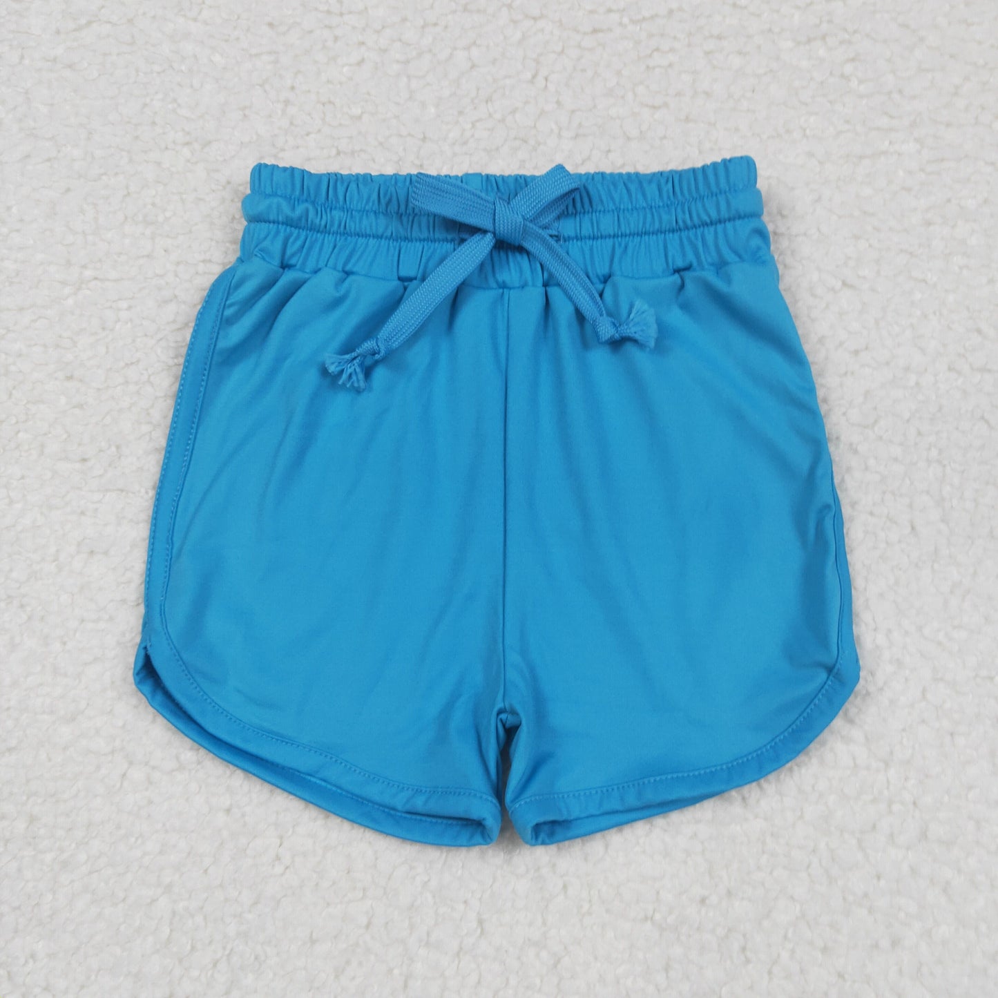 kids dark blue athletic shorts