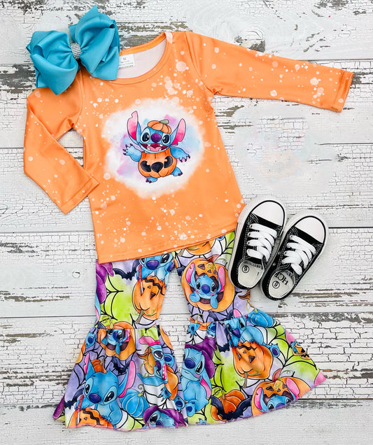 stitch halloween pants set