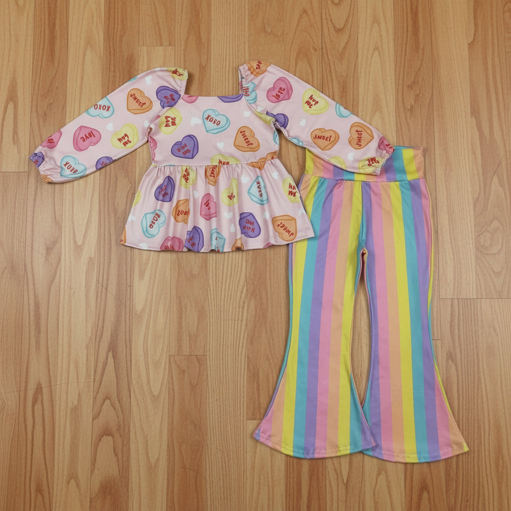 xoxo candy be mine girl valentine outfit