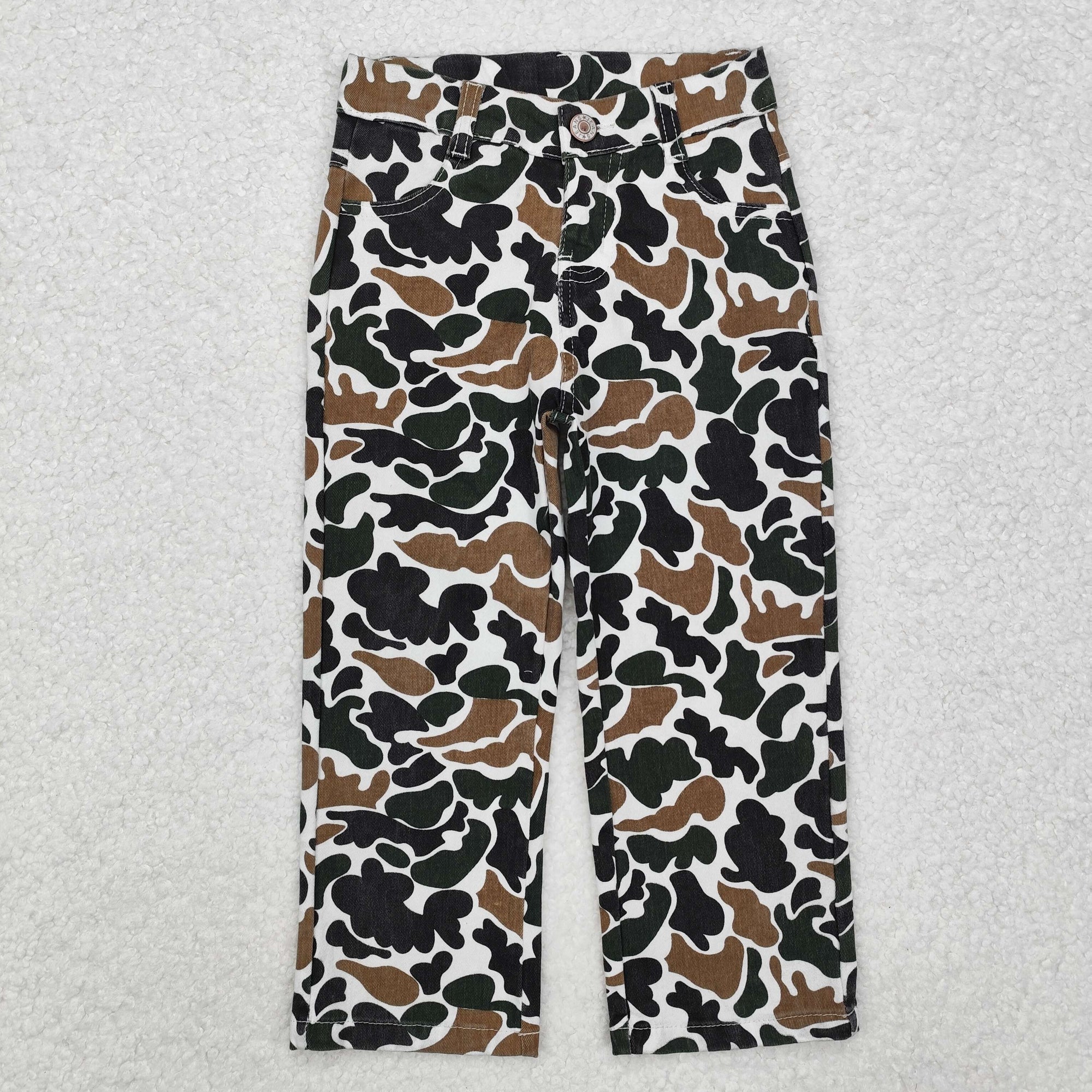 camo denim pants boys jeans