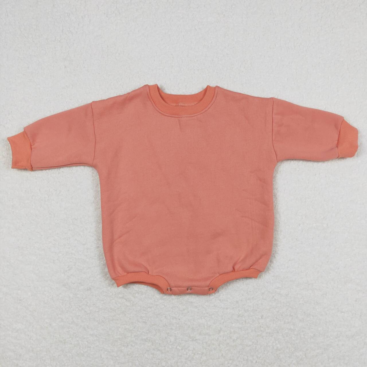 thick long sleeve solid color sweater bodysuit baby clothes