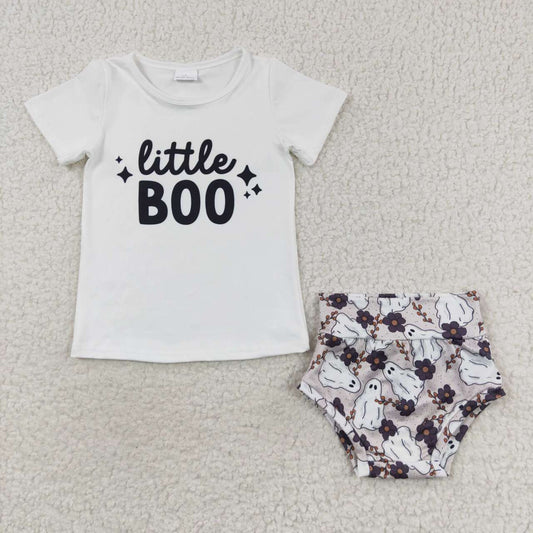 little boo baby girl bummie set