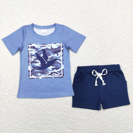 boy duck shorts set outfit