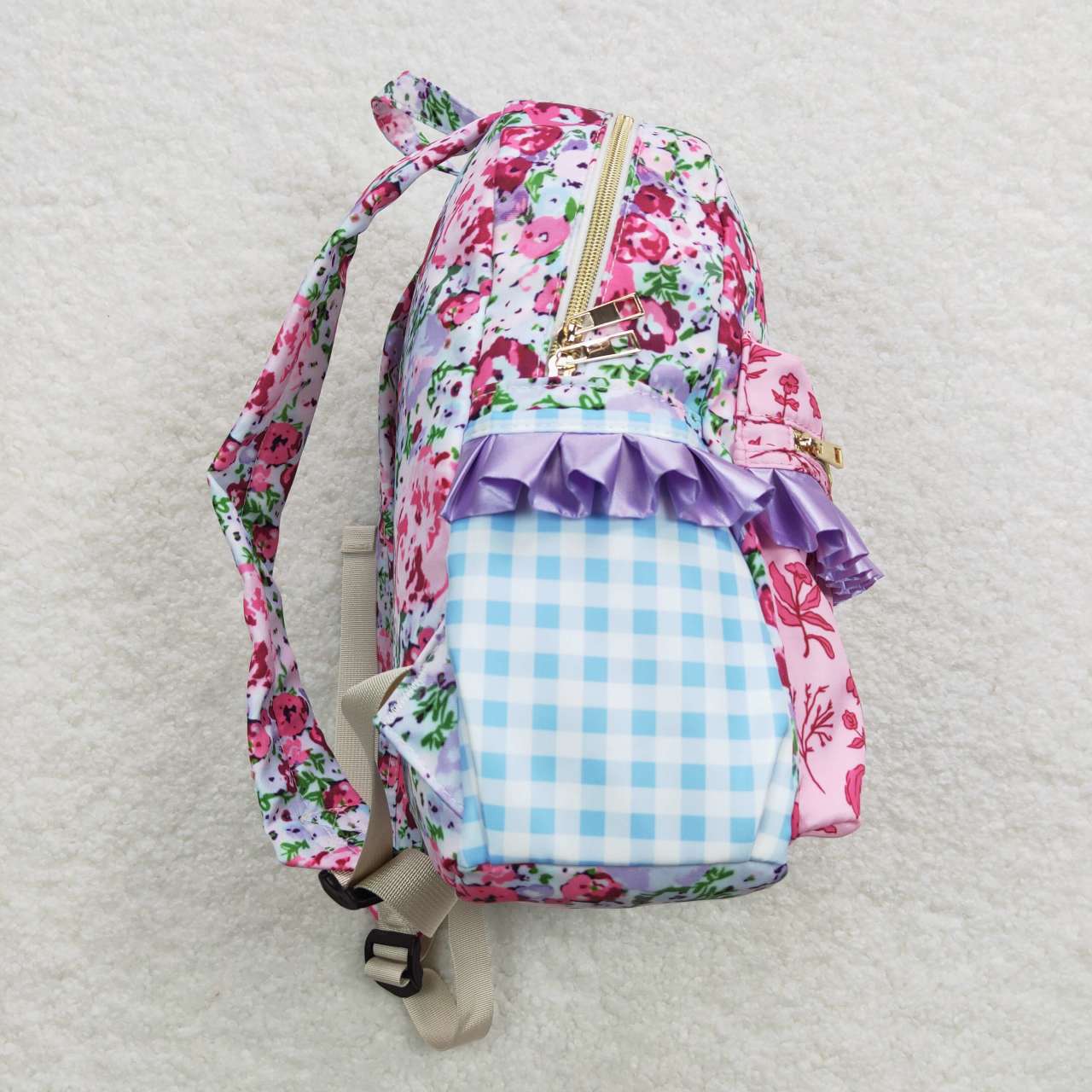 floral kids backpack school bag