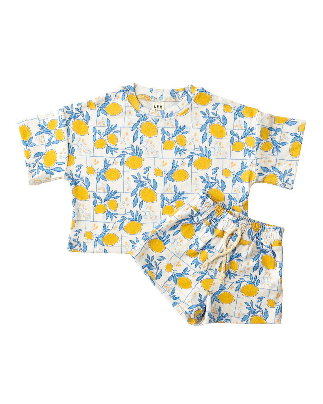 TAT 6-7 weeks MOQ 5 lemon shorts set