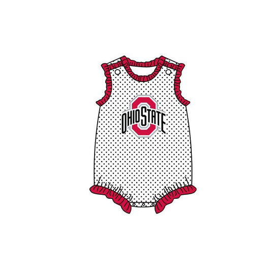 Custom order team baby girl bubble Ohio State