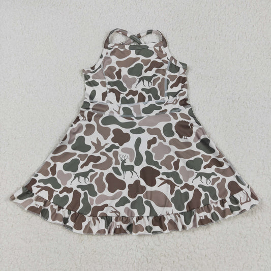 camo strap athletic dress
